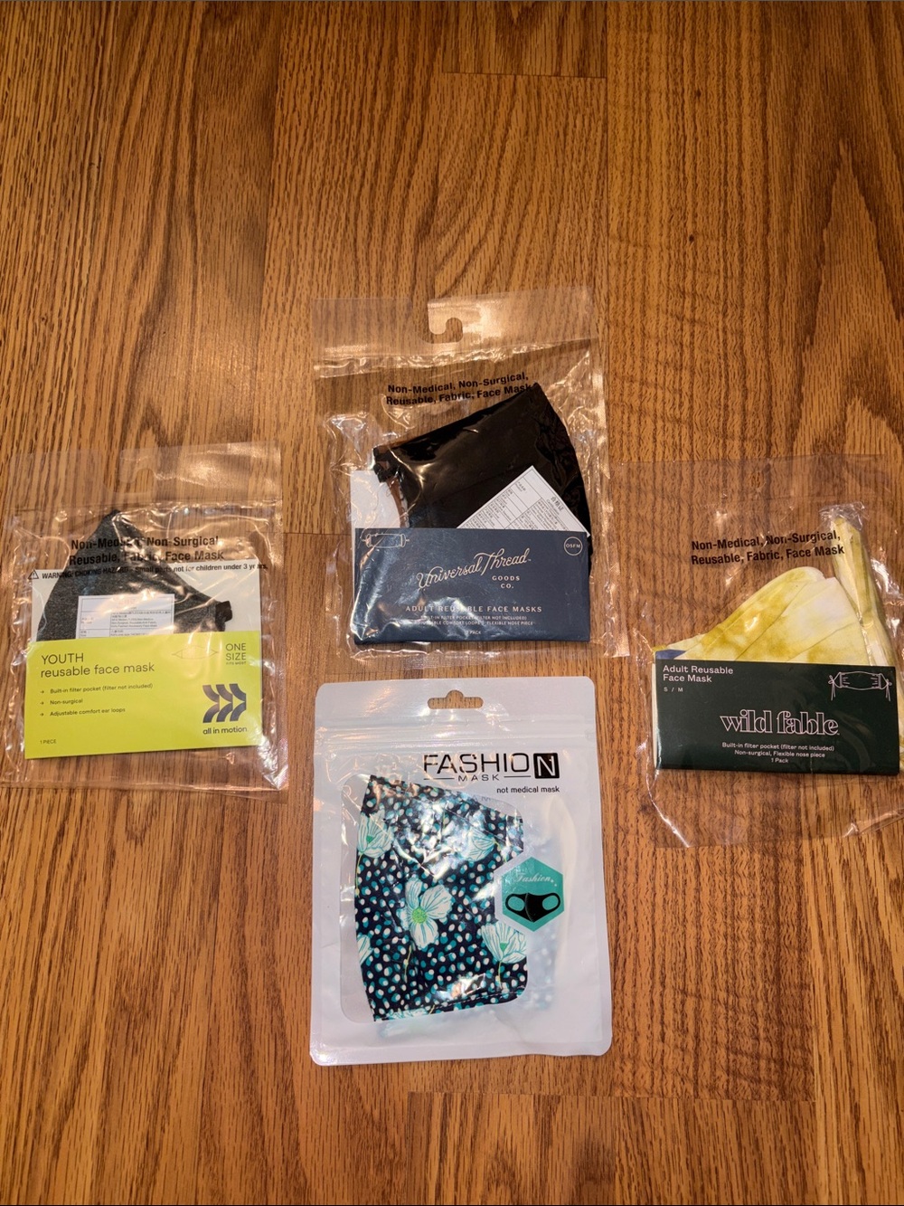 🆕 Family Pack of Reusable Adult & Youth Face Masks